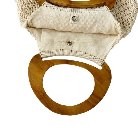 Vintage 1970s Mister Ernest Macrame Handbag - Picture 6 of 9